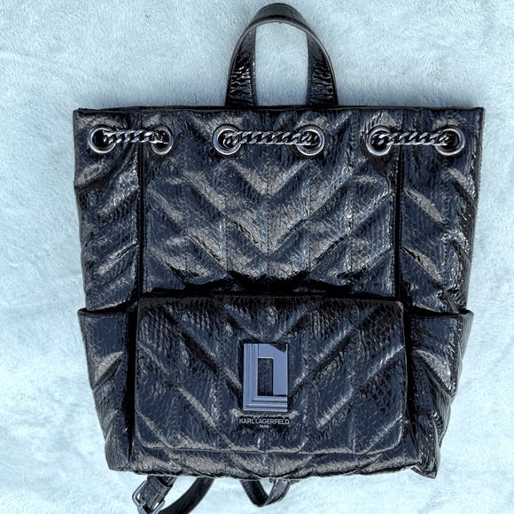 Karl Lagerfeld Paris Lafayette Backpack - Picture 3 of 12